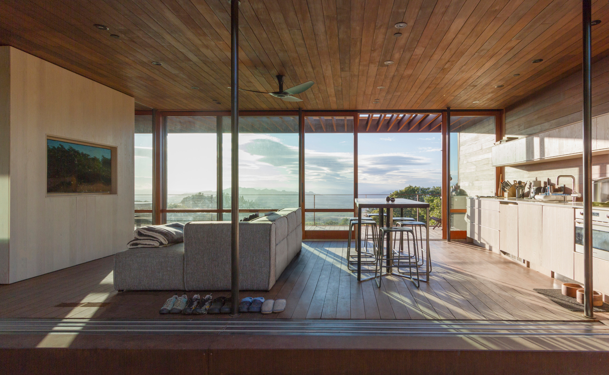 Houzz США: Модульный дом на одном из Калифорнийских холмов