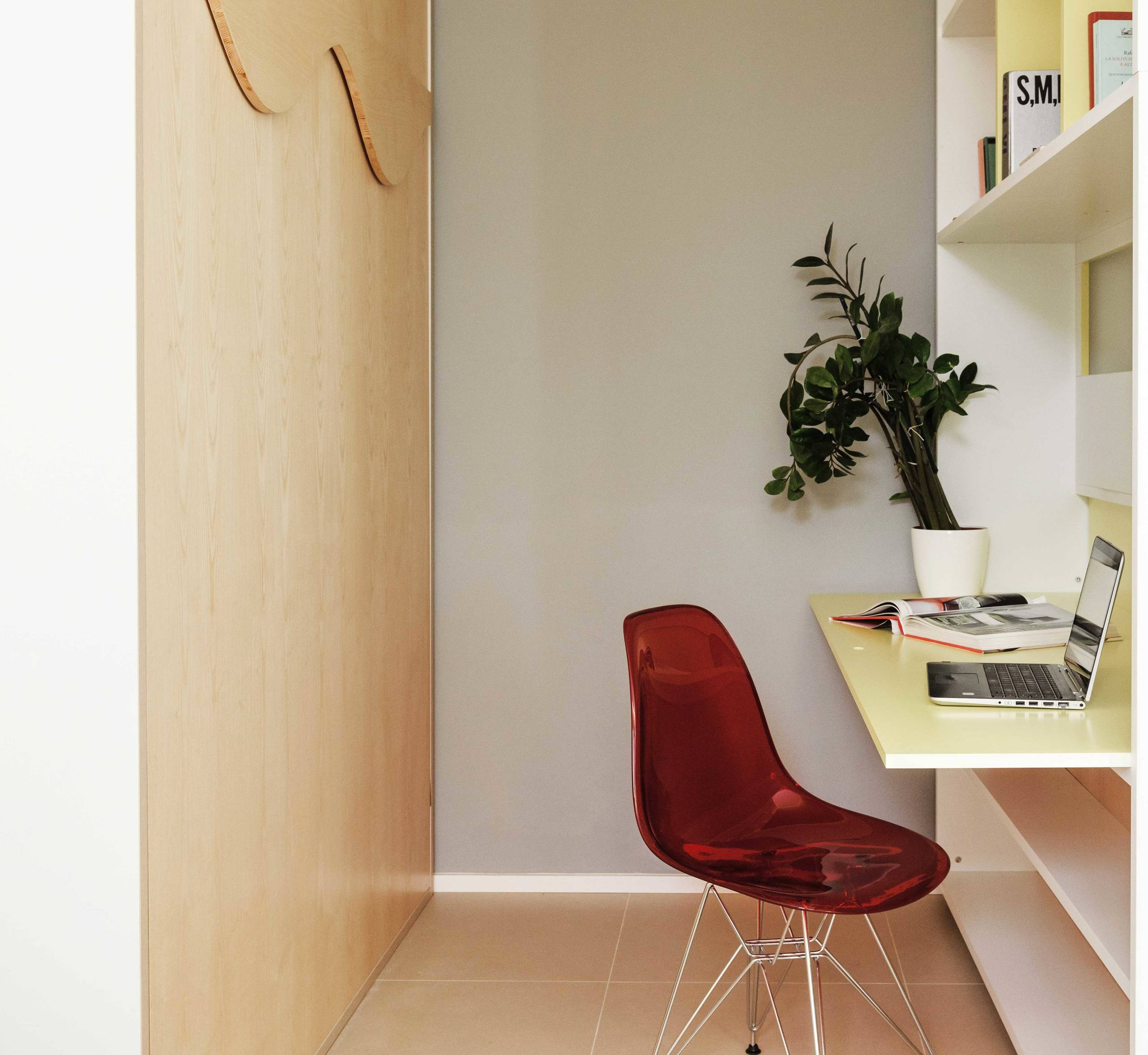 Houzz Италия: 29 кв.м — трансформер с подвижной стеной