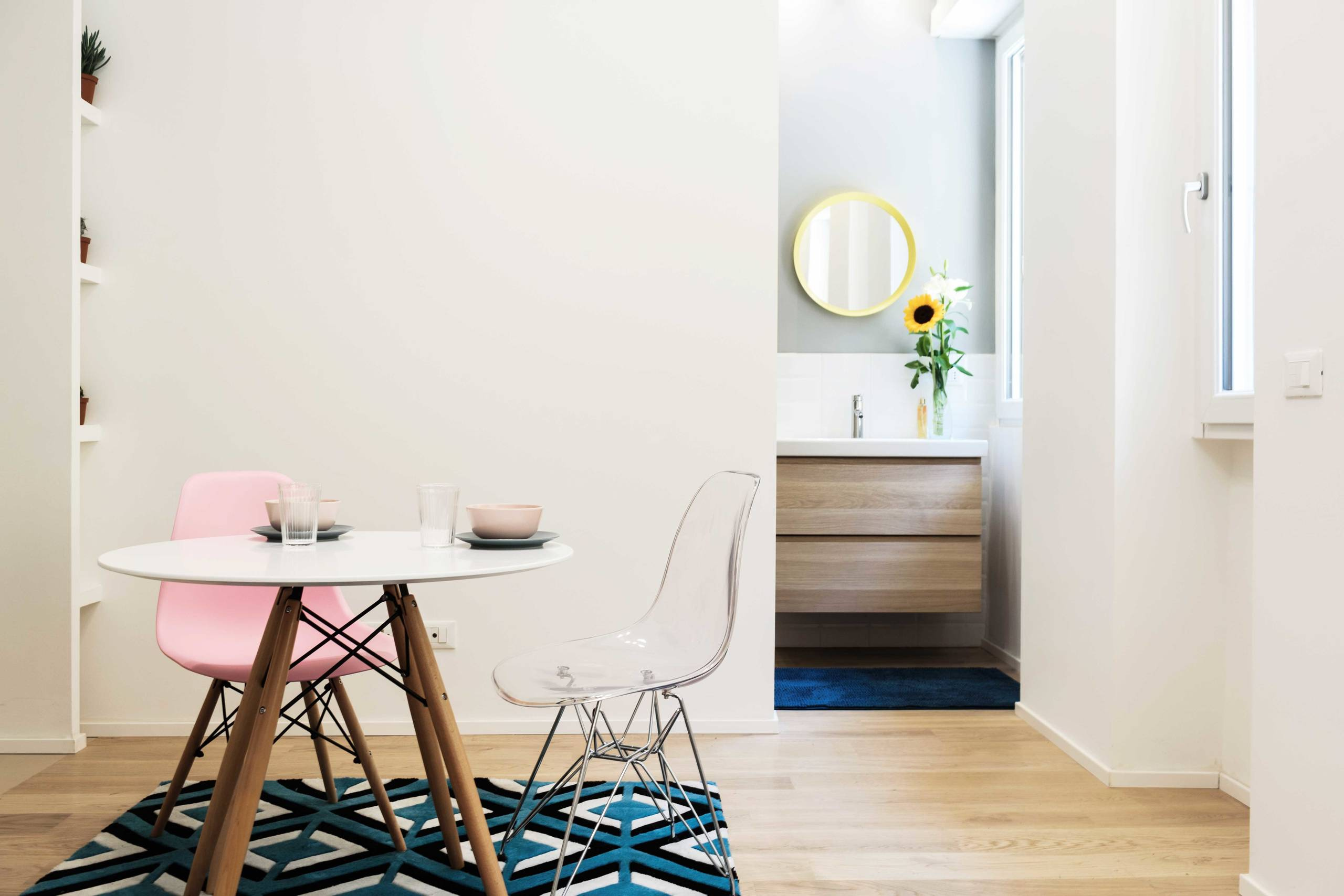 Houzz Италия: 29 кв.м — трансформер с подвижной стеной