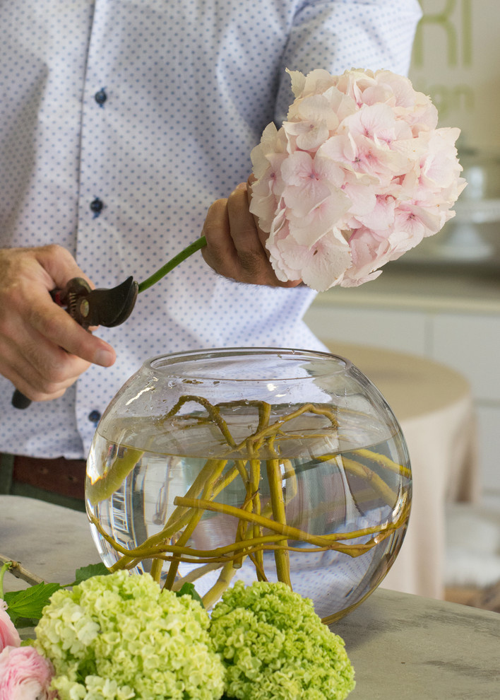 Своими руками: Необычный букет из пионов и гортензий