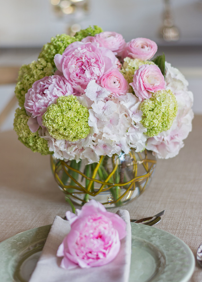 Своими руками: Необычный букет из пионов и гортензий