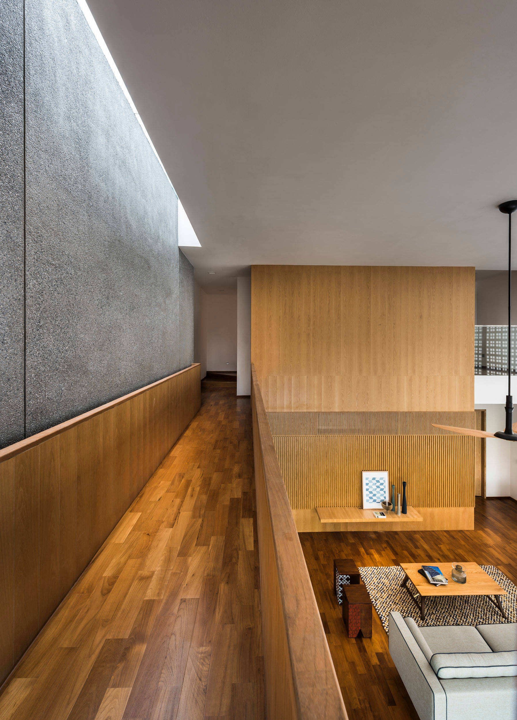 Houzz Сингапур: Дом с полупрозрачной стеной