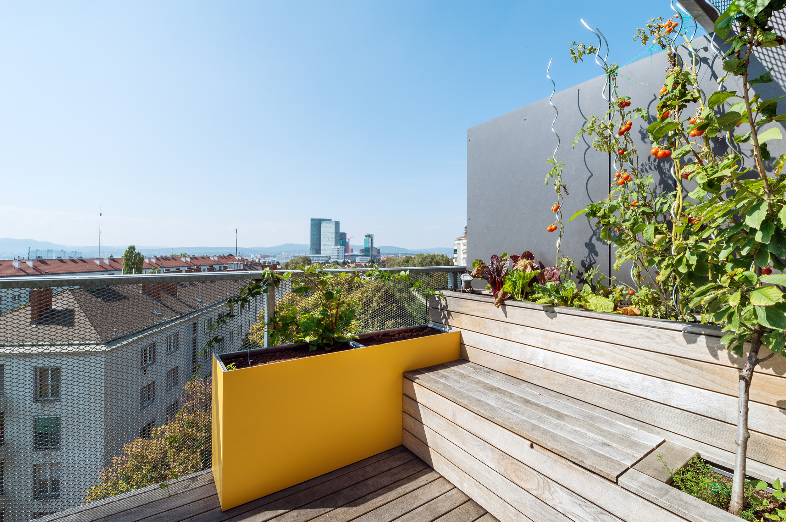 Houzz Австрия: Террасы с мини-огородом и душем на крыше