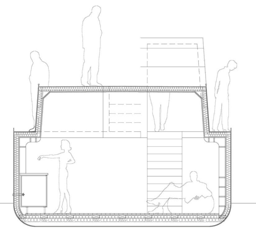Houzz Франция: Дом-корабль для путешествий по Сене