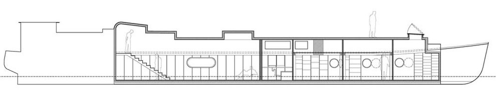 Houzz Франция: Дом-корабль для путешествий по Сене