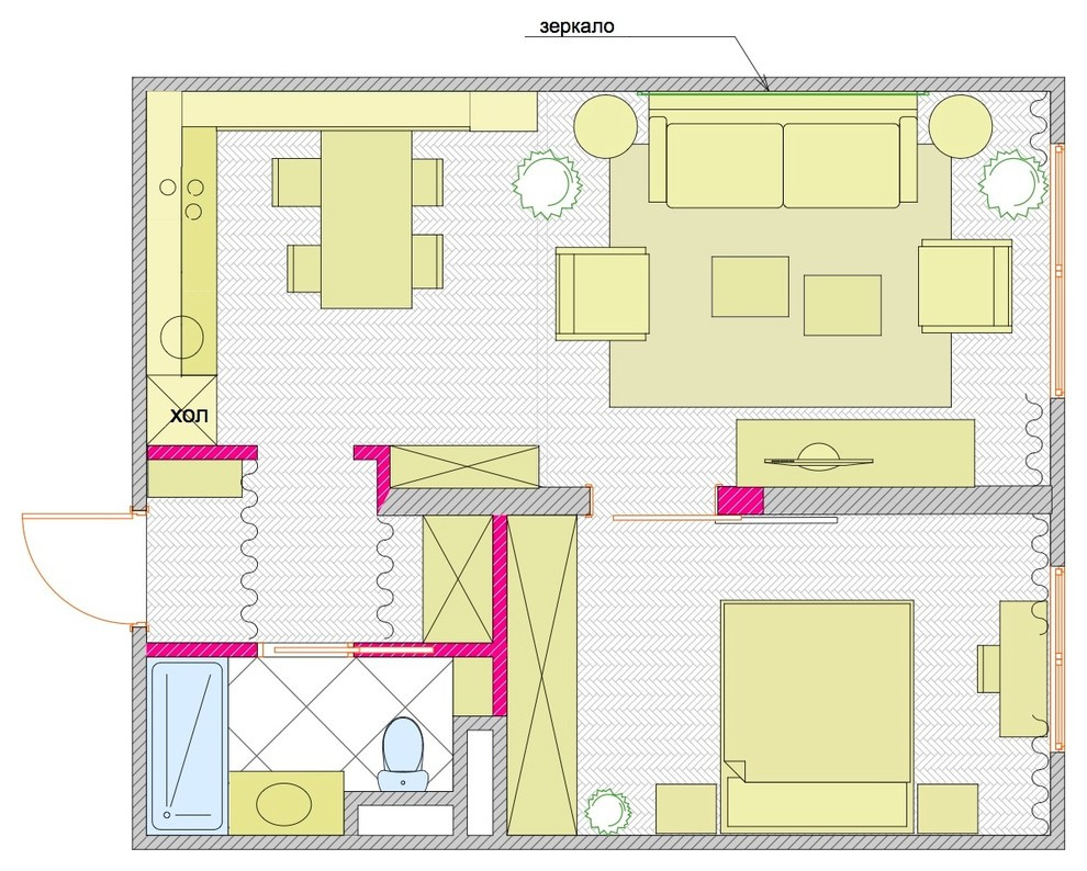 Houzz тур: Из «однушки» — «евродвушка»