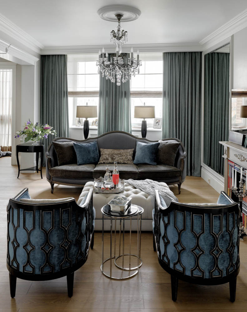 Houzz-тур: Море и классика в интерьерах московской квартиры