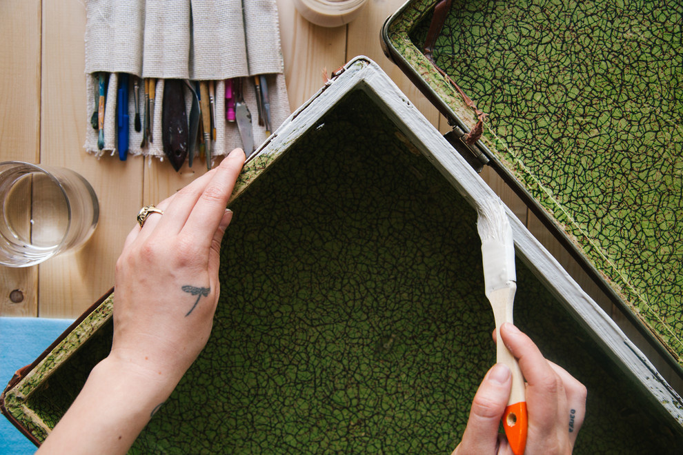 DIY: Ящик для хранения детских игрушек из чемодана