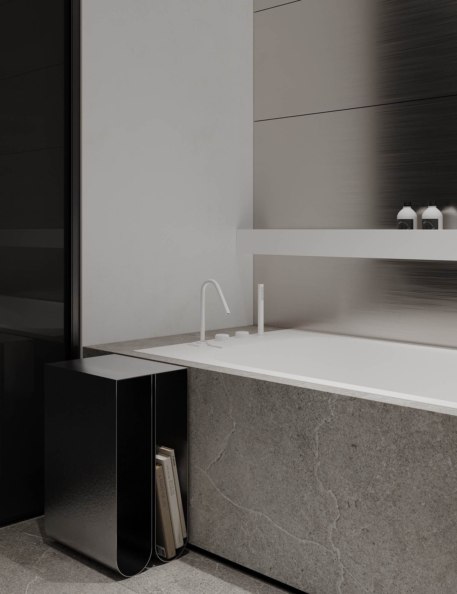 Beige bath