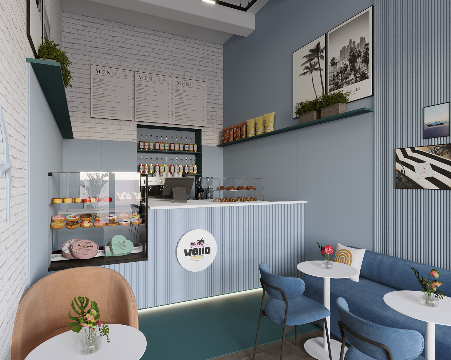 Дизайн кофейни WEHO