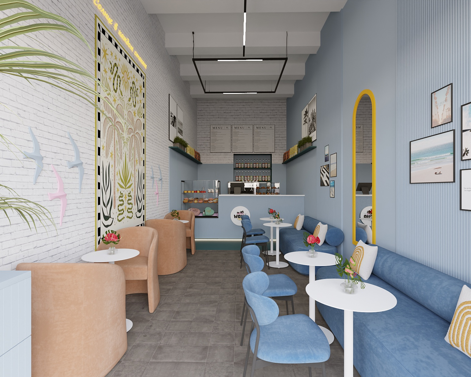 Дизайн кофейни WEHO