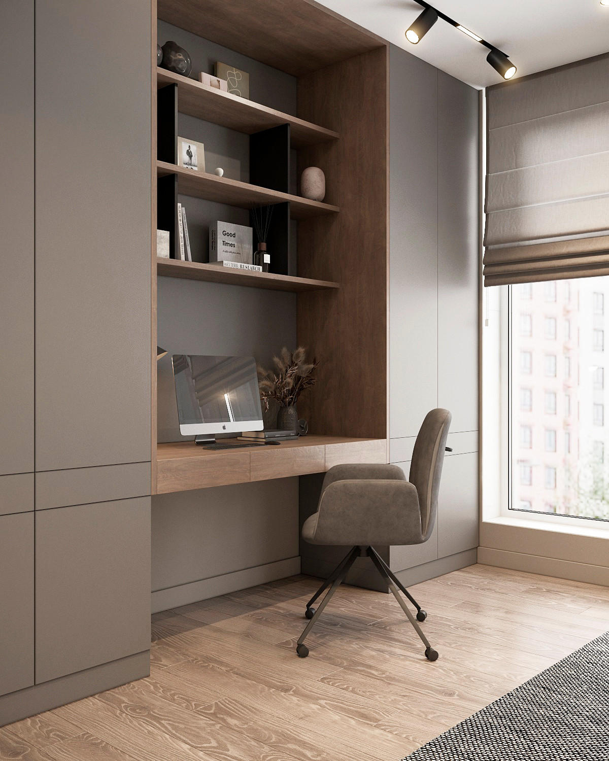 Квартира с вторым светом в современном стиле