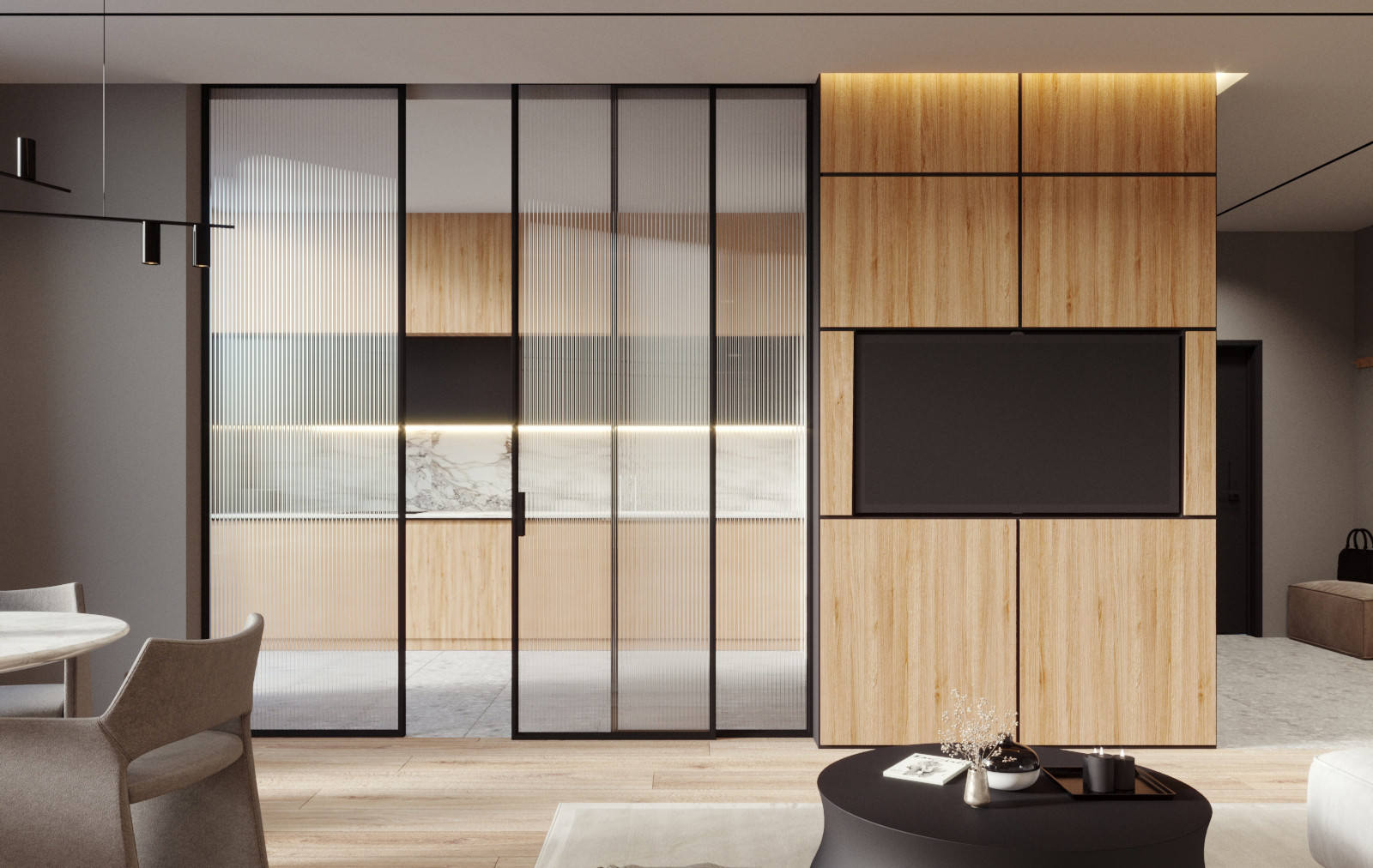 Функциональная двухкомнатная квартира