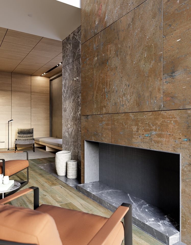 Houzz Украина: Лофт на первом этаже, сруб — на втором