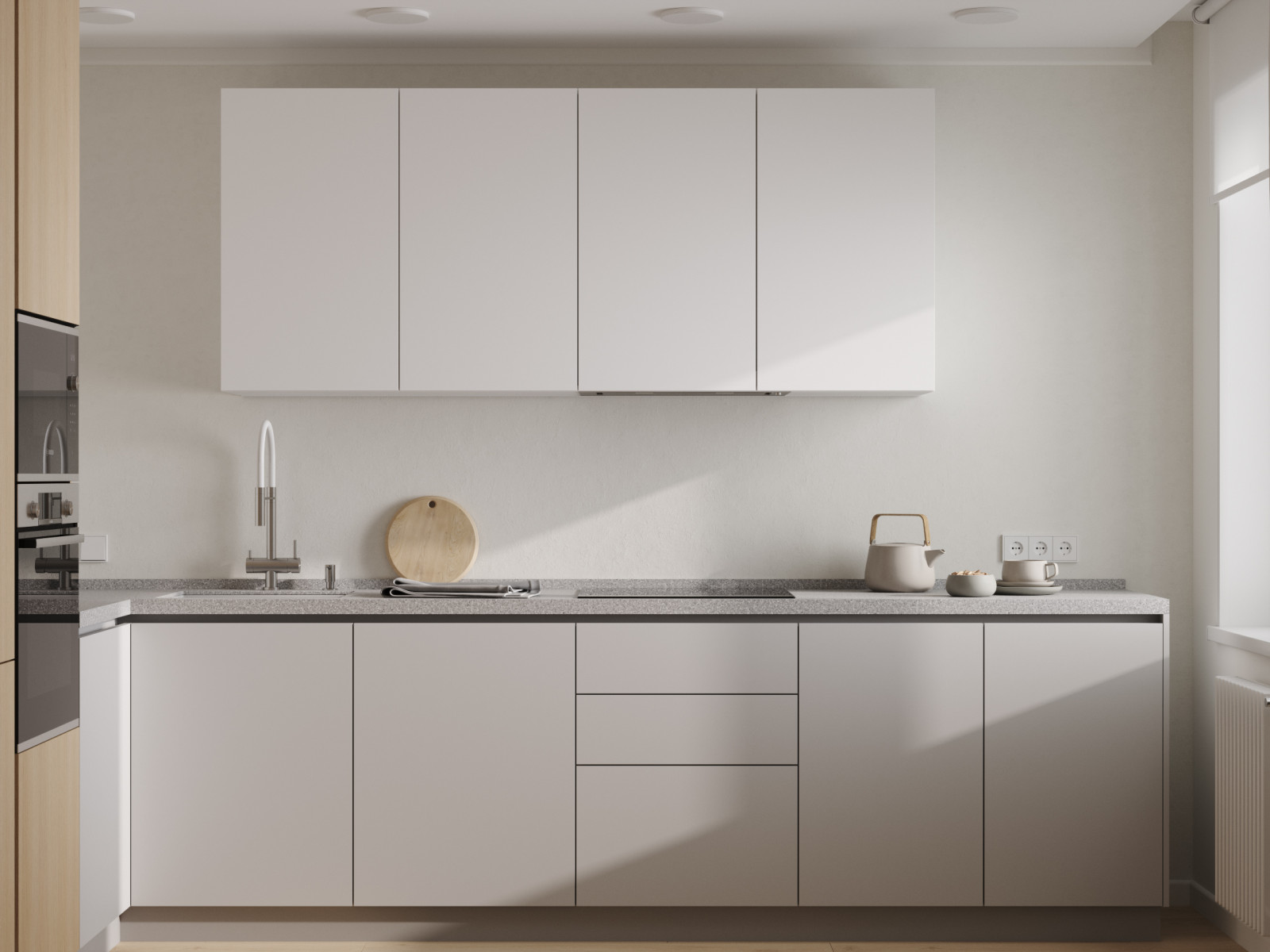 Светлая квартира для косметолога