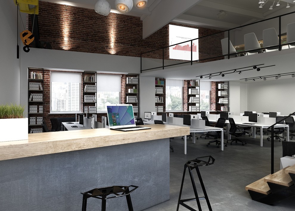 Офис-шоурум в здании завода Ферейн на Нагатинской набережной