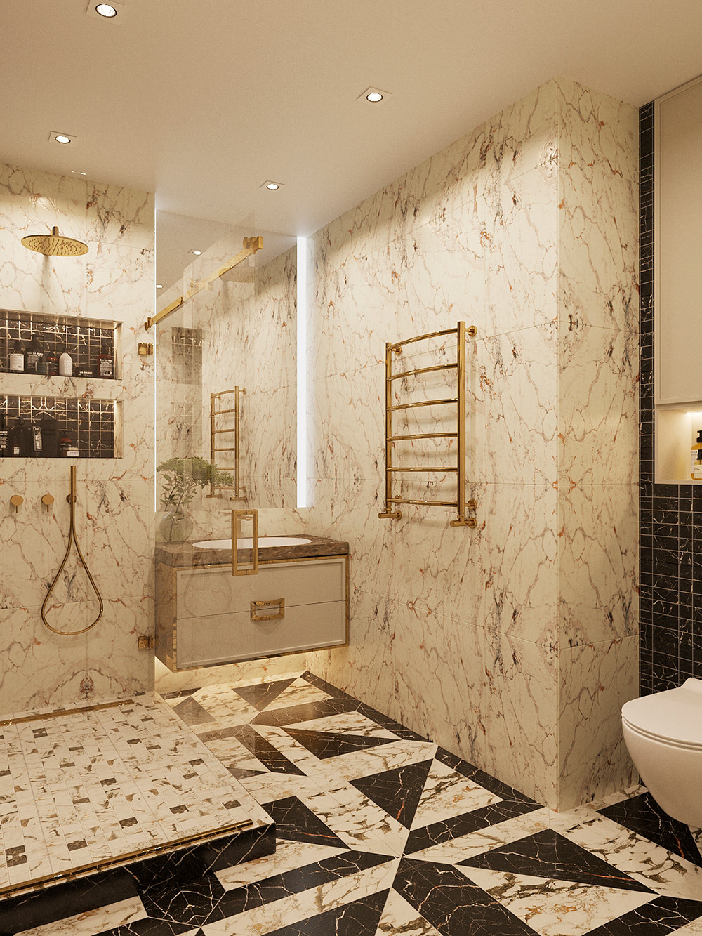 ДИЗАЙН ИНТЕРЬЕРА КВАРТИРЫ В ЖК РУМЯНЦЕВО-ПАРК, 105 КВ.М.