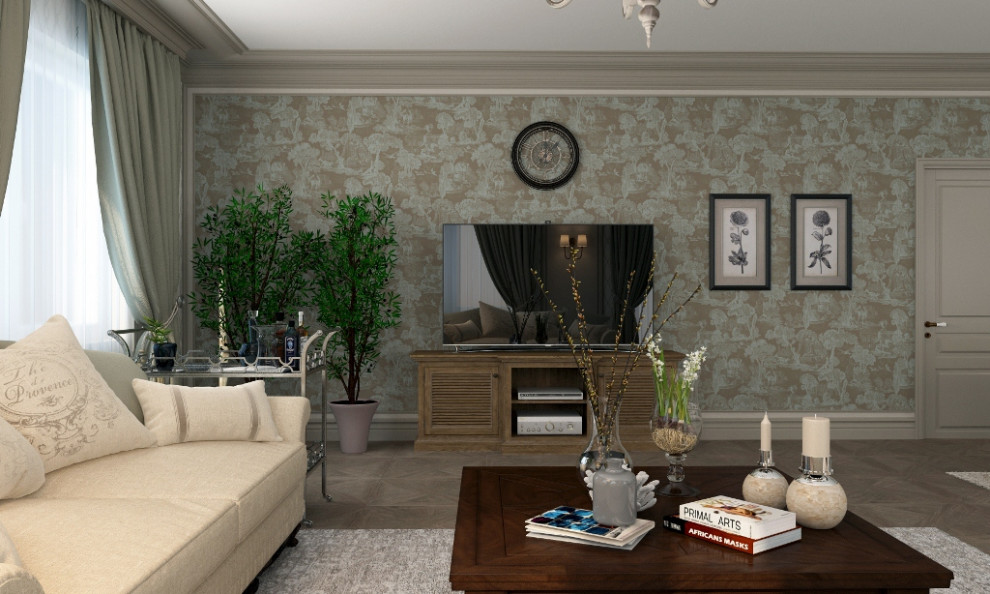 Дом в стиле прованс, пос. Малиновка