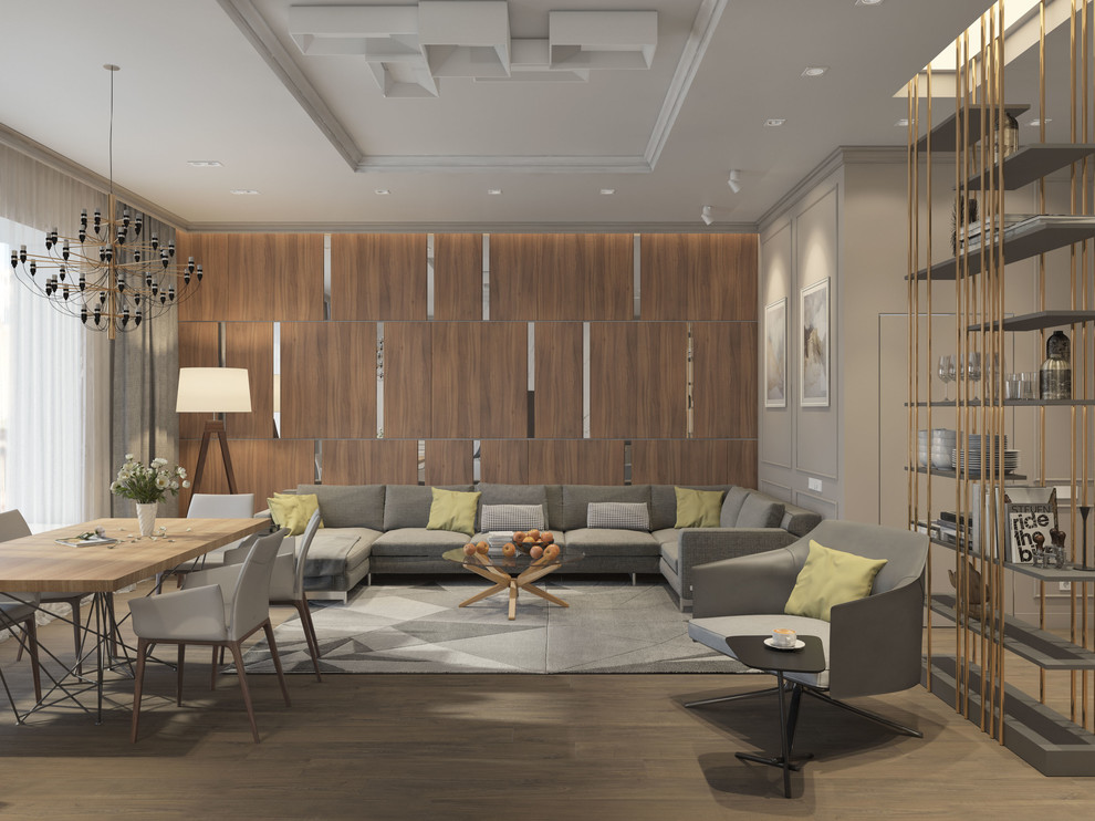 Интерьер апартаментов в MONTBLANC RESIDENCE 170 м^2