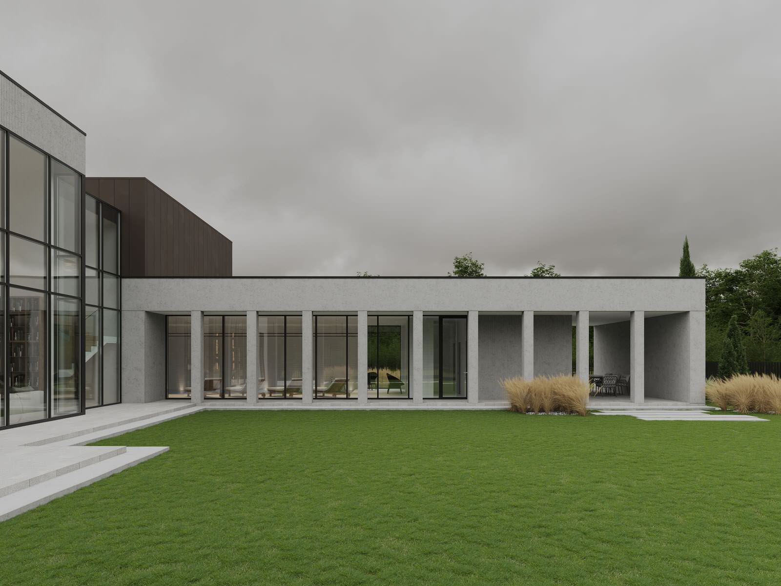 Вид на галерею спа-комплекса