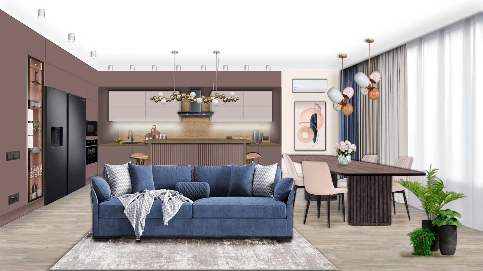 3d коллажи интерьеров