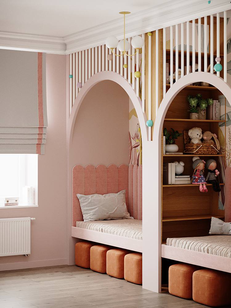 Обложка проекта: Дизайн детской комнаты