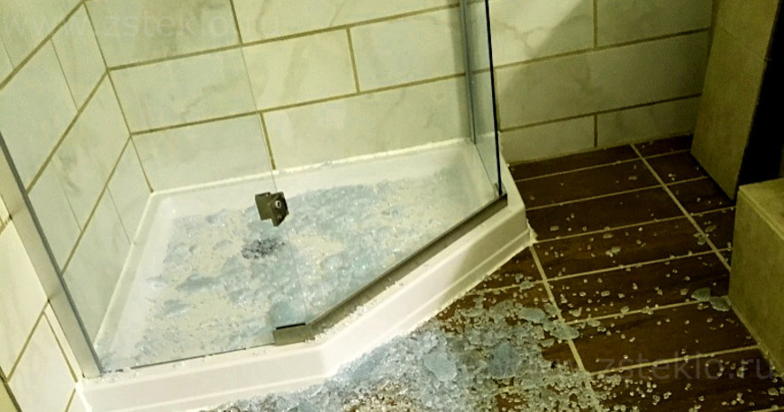 Заменить стекло в душевой кабине