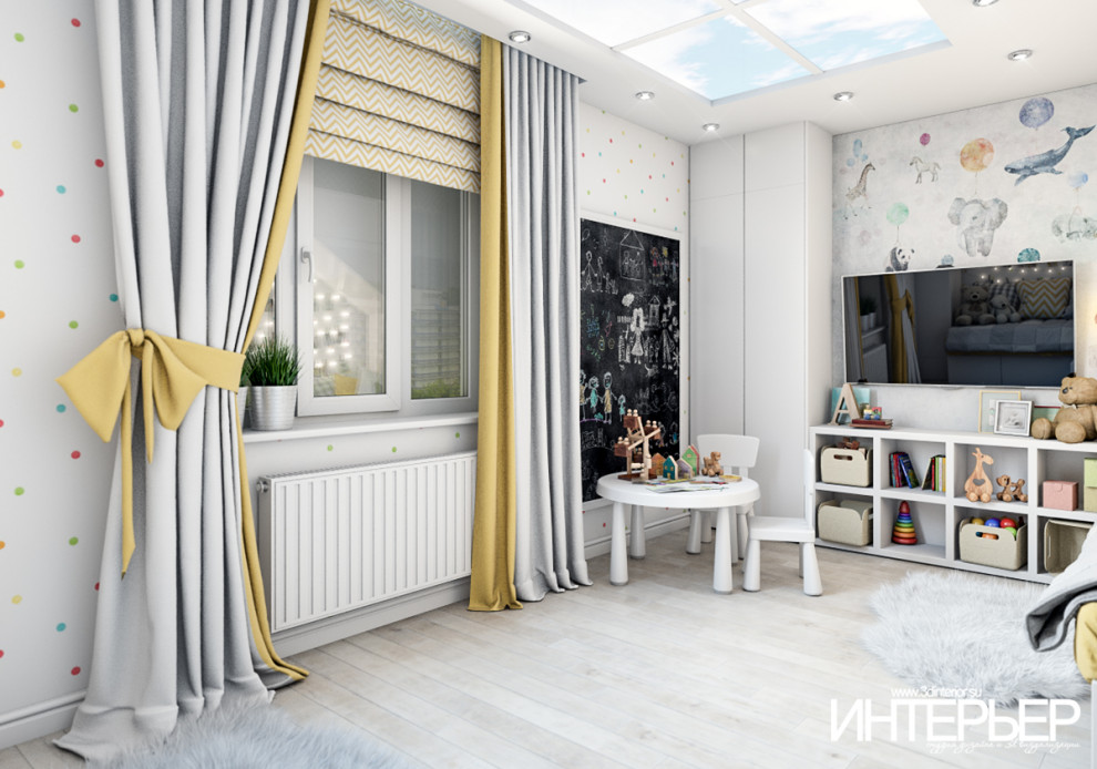 Дизайн-проект детской коснаты в частном интерьере квартиры г.Пятигорск