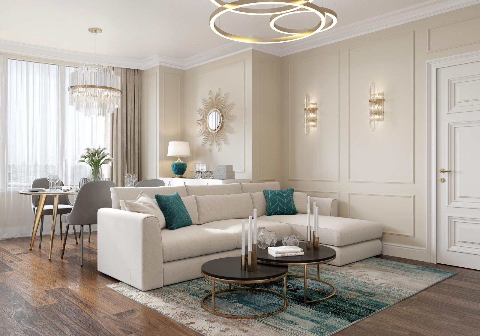 Обложка проекта: 4-х комнатная квартира