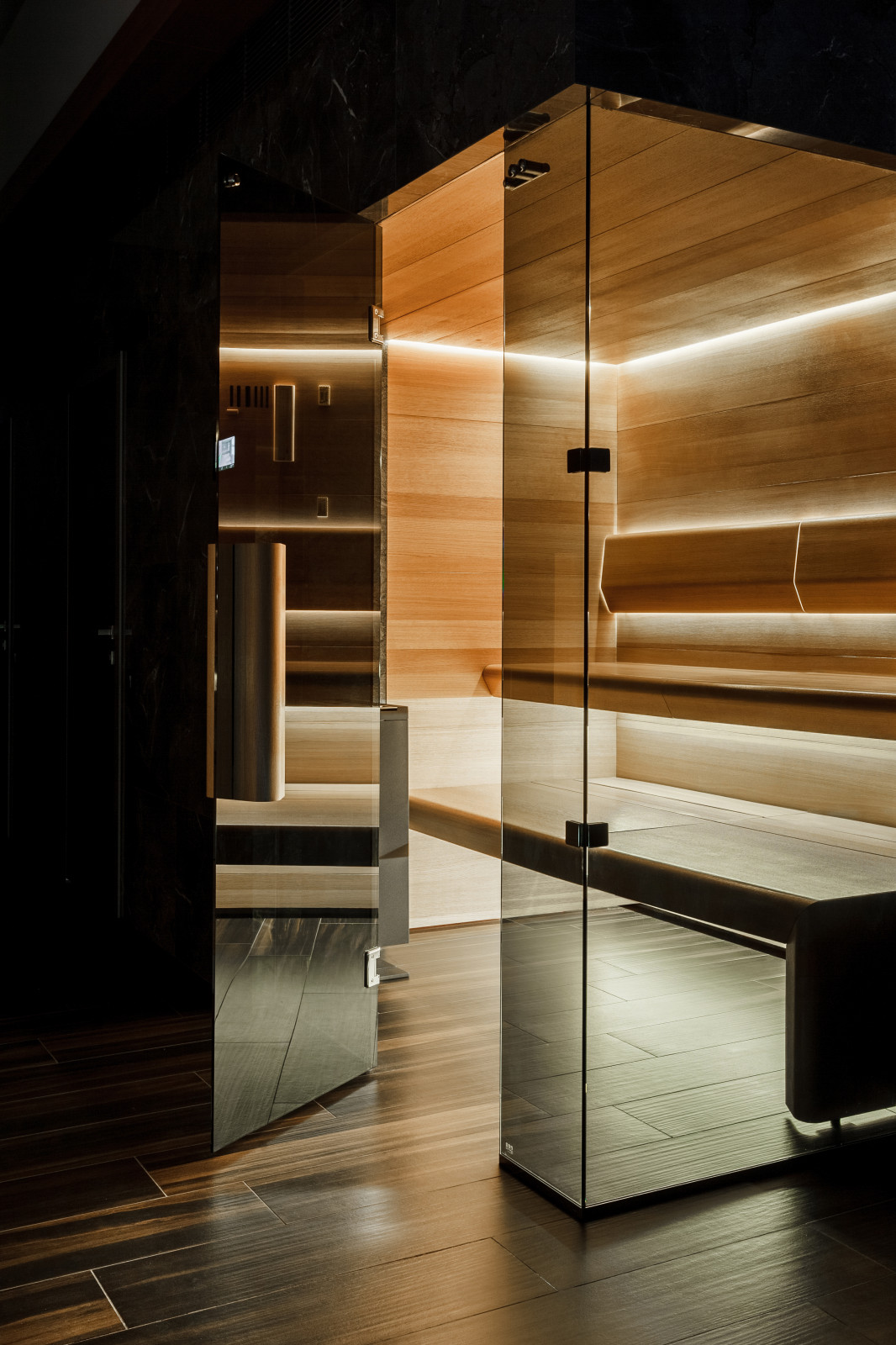 Сауна в частном доме.