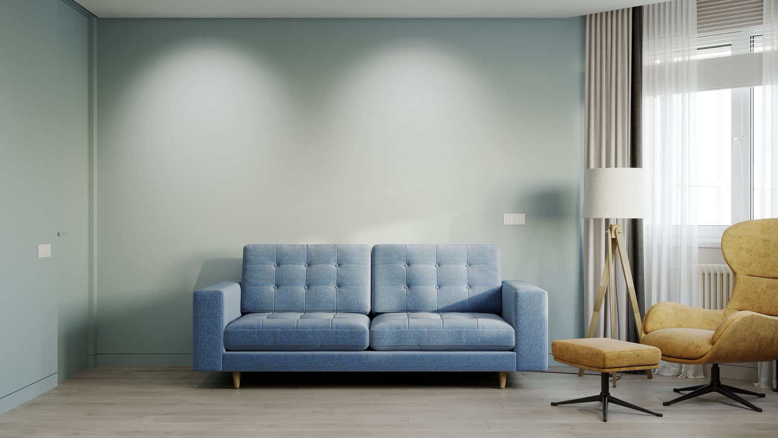 Проект оформления интерьера квартиры 90 кв.м