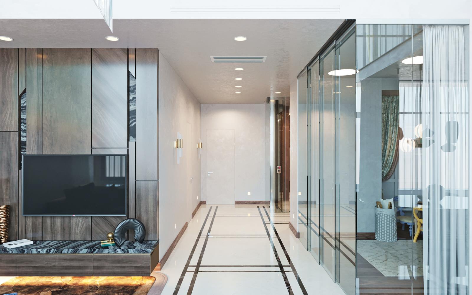 Частный интерьер на Песочной набережной