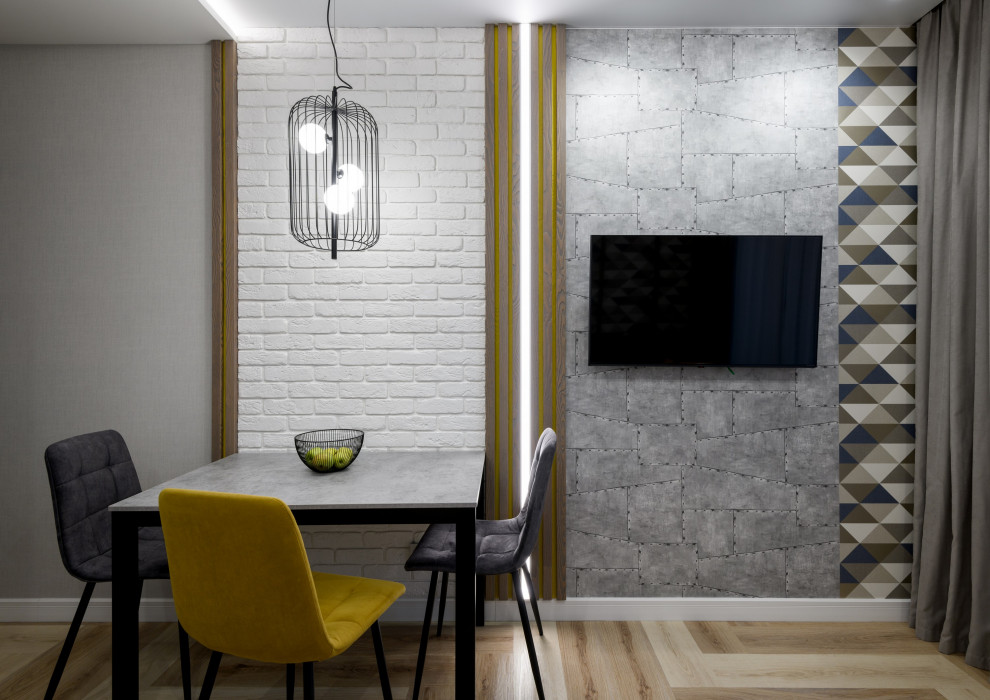 2022г. Интерьер квартиры 50 м2 в ЖК "Северная Корона"