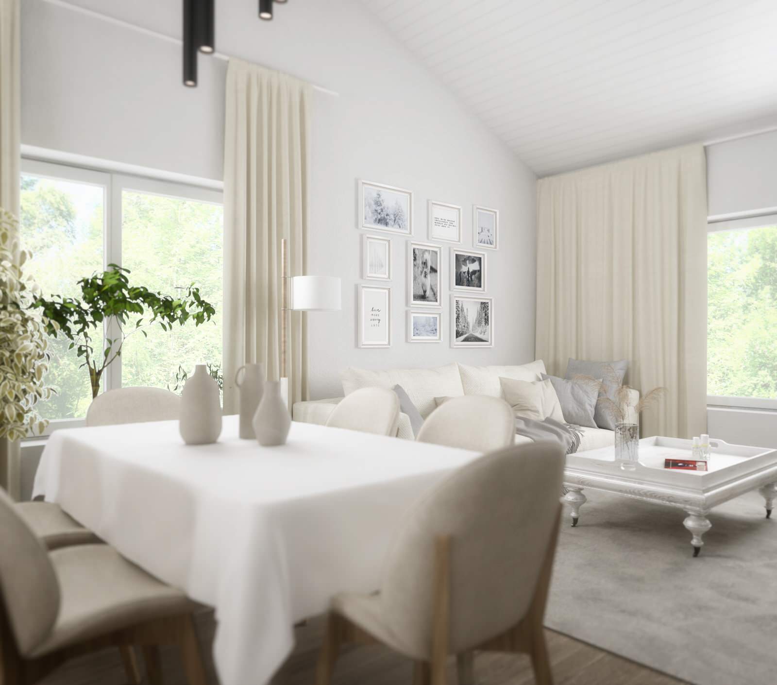 Скандинавский стиль в "каркаснике".