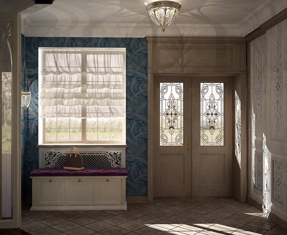 Интерьер холла в частном доме