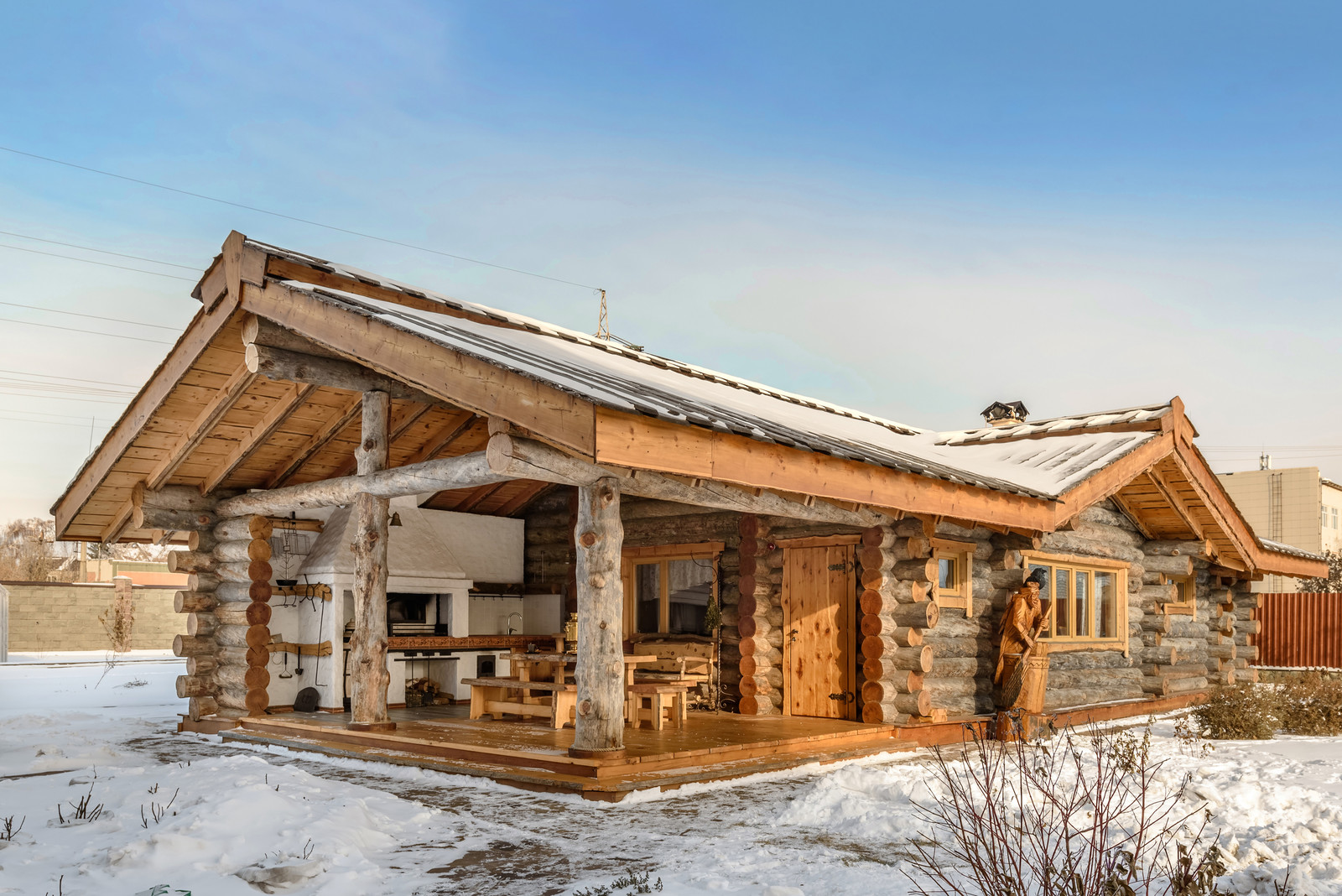 Проект недели: Баня из сухостойной сосны в Экибастузе