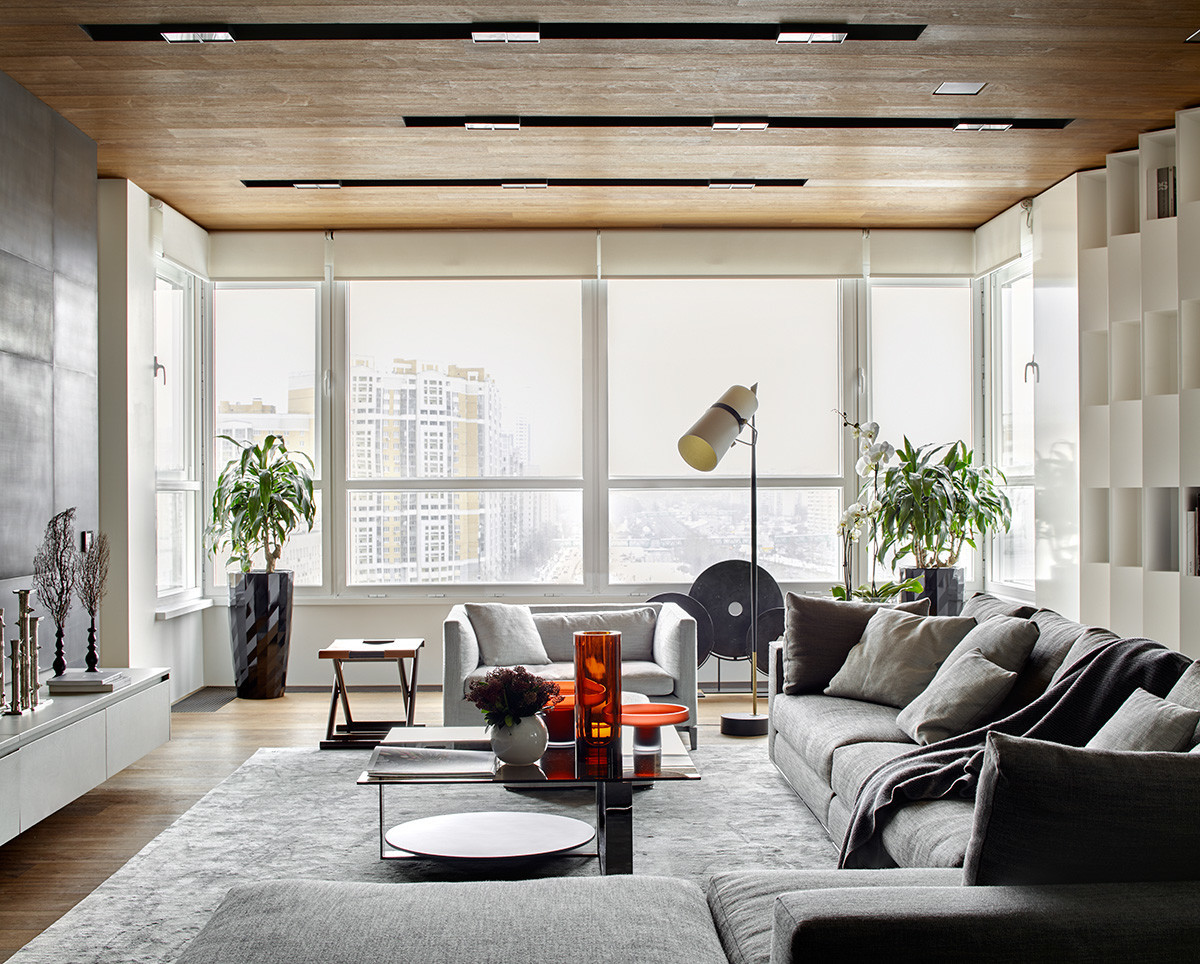 Houzz тур: Пентхаус на Рублевке для большой семьи