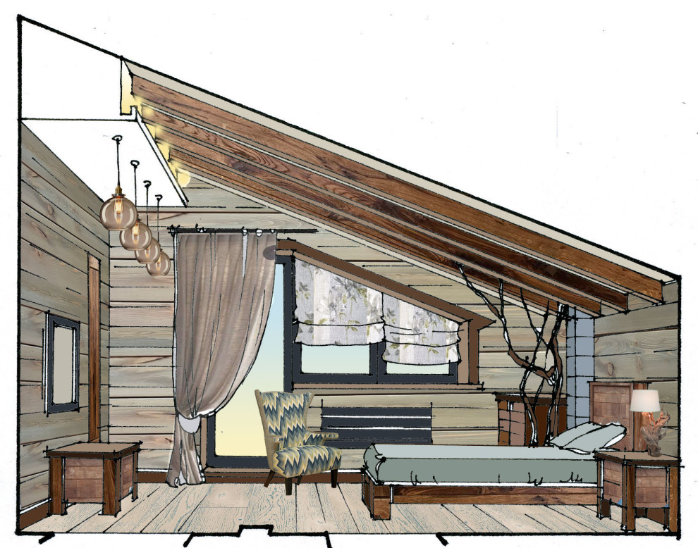 .Частный жилой дом.Шале