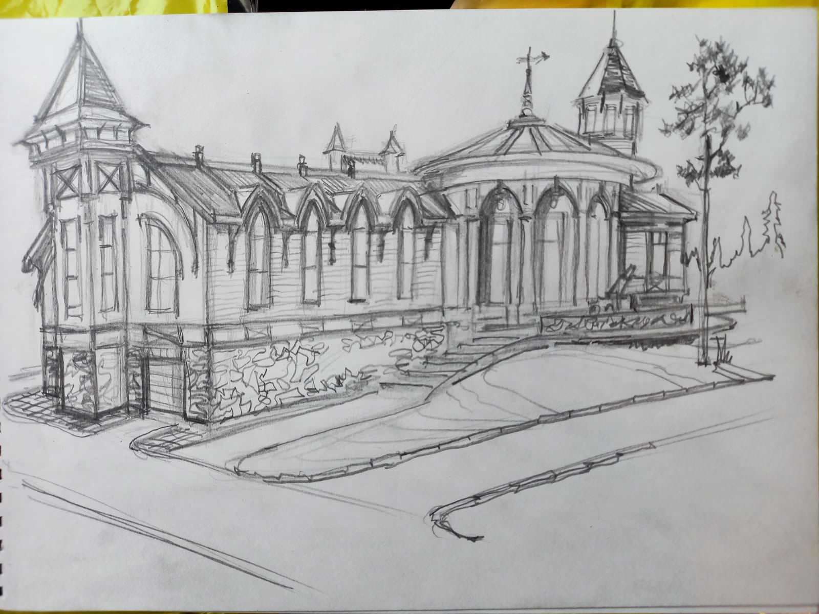 Обложка проекта: Эскизный проект комплекса для соседей