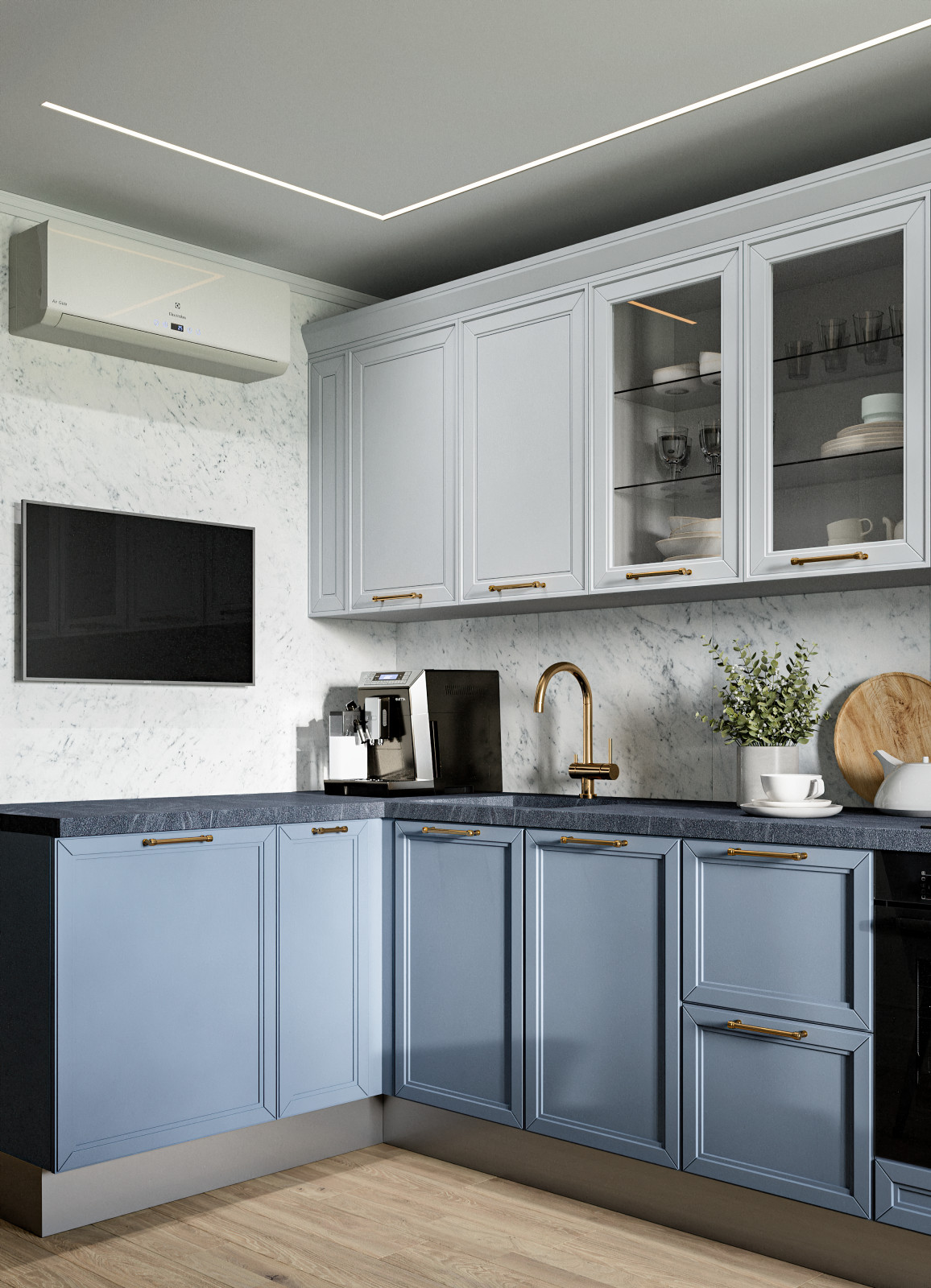 Интерьер в стиле хюгге: однушка для девушки