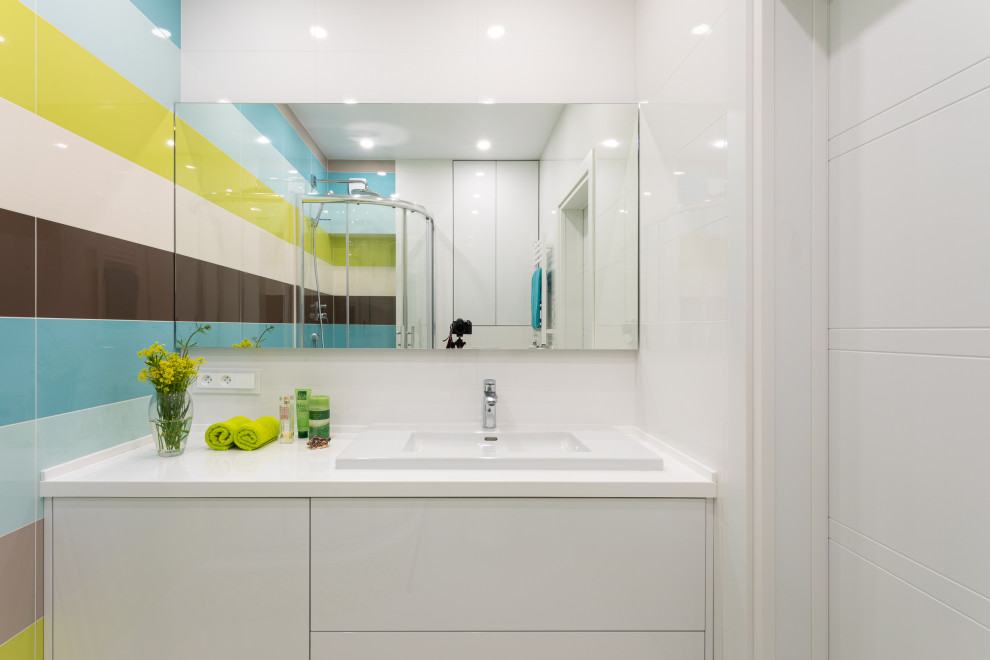 яркий интерьер квартиры 71 кв.м. в г. Калининграде