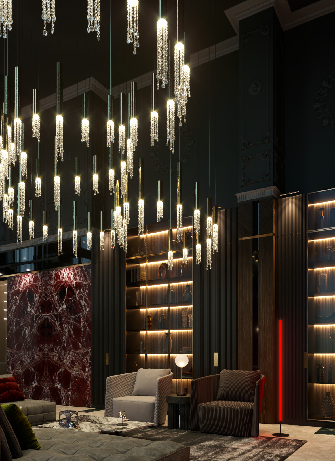 Патетичный интерьер