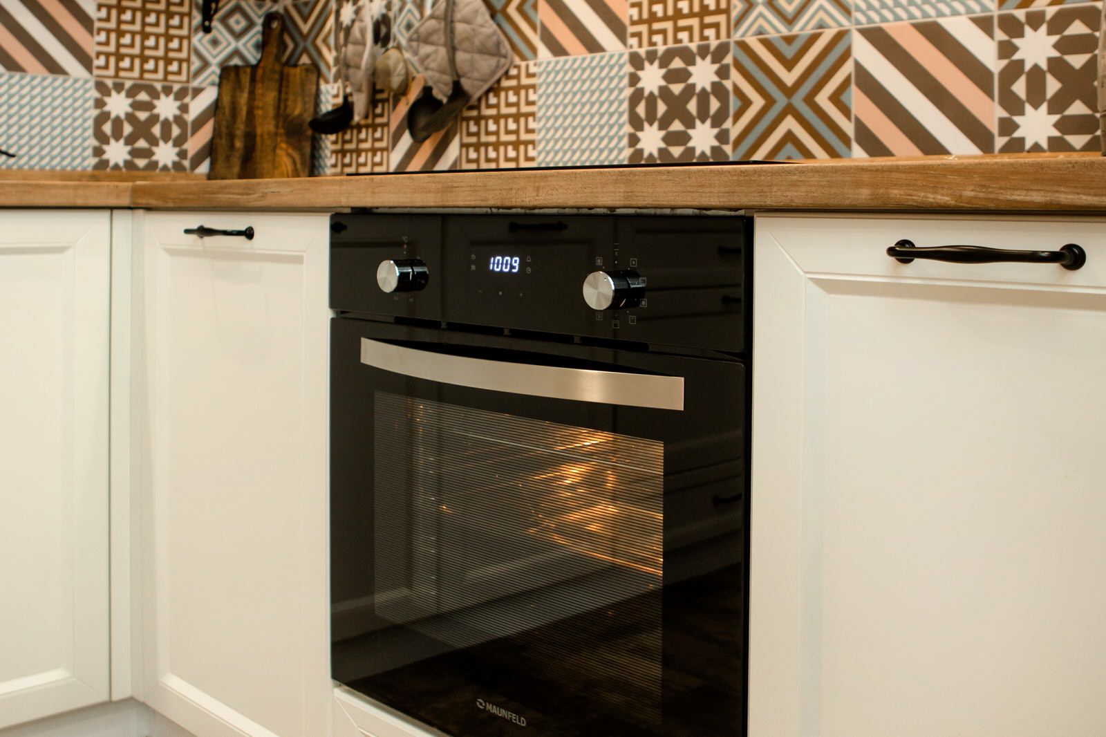 Кухня без верхних шкафов