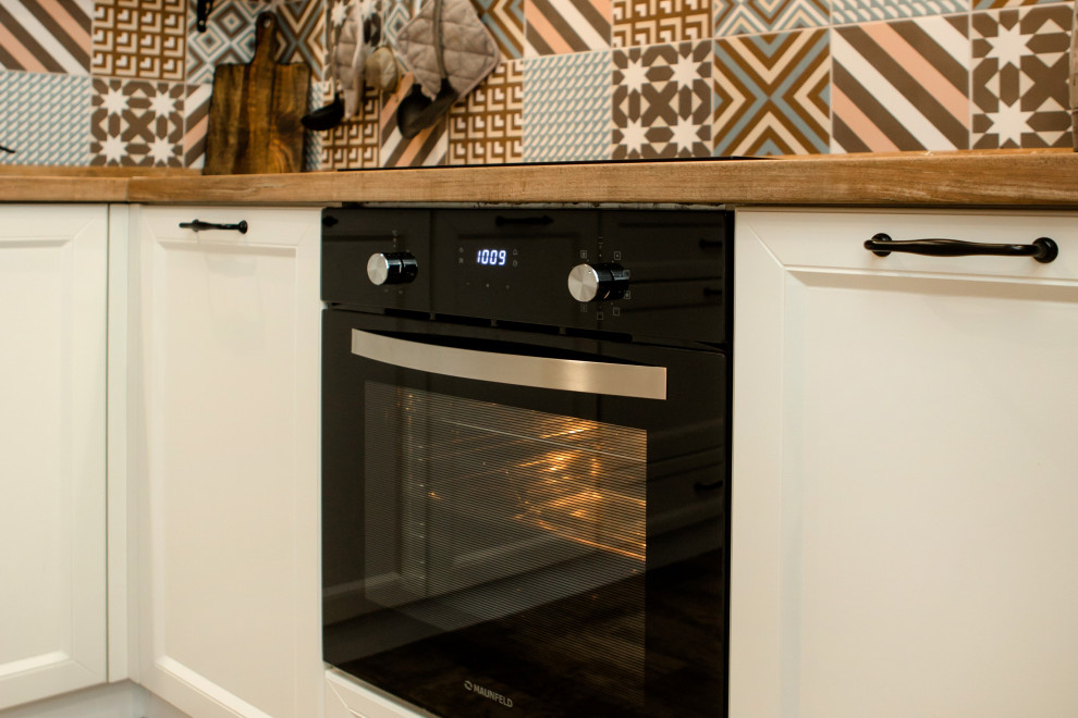 Кухня без верхних шкафов