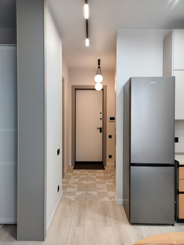 Обложка проекта: Маленькая, но яркая квартира студия.