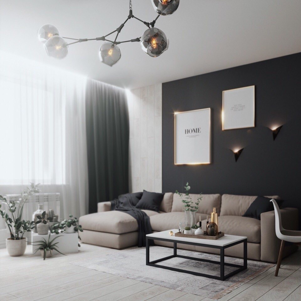 Городская квартира в стиле "Контемпорари"