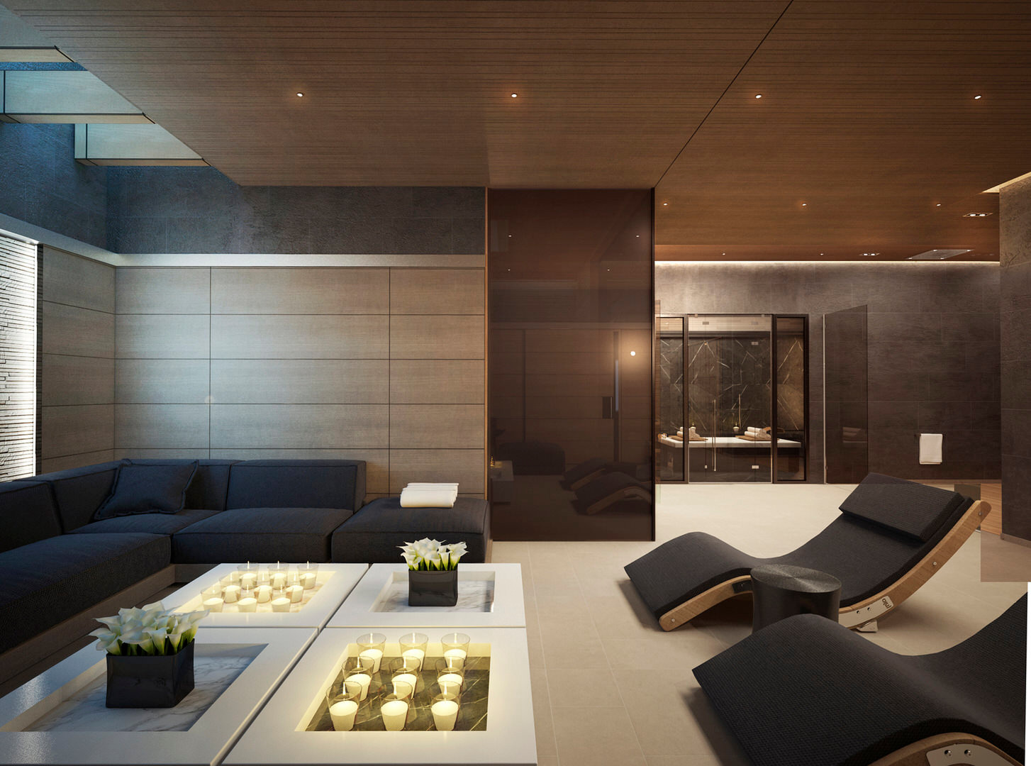 Интерьер частной виллы № 1