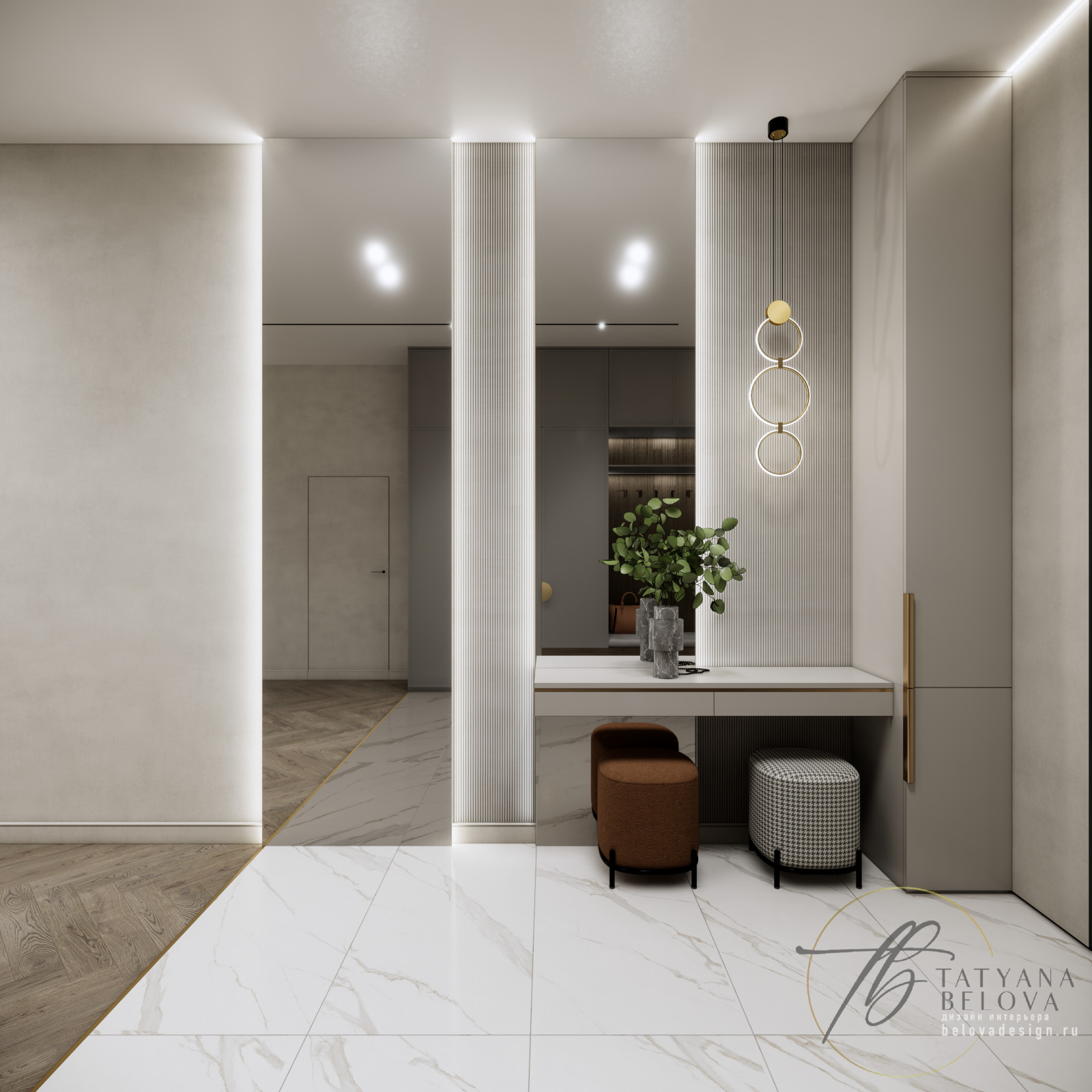 Современная классика в доме, 128 м2