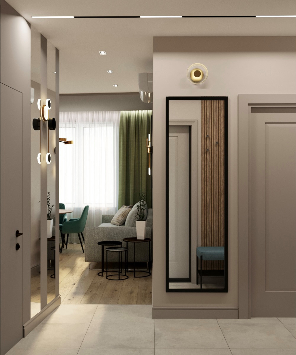 Обложка проекта: Небольшая кухня -гостиная