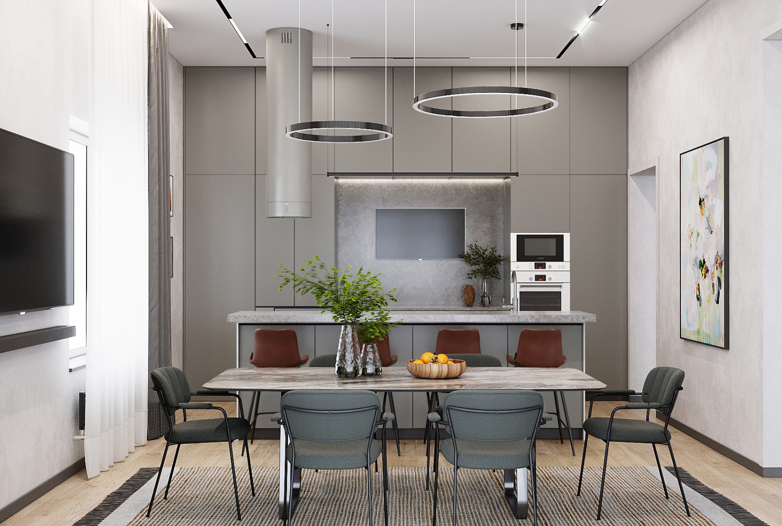 Редизайн кухни в загородном доме, г.Ижевск